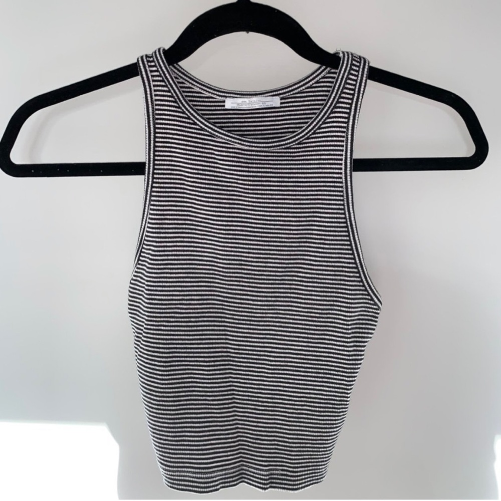 Zara Ribbed Tank Top